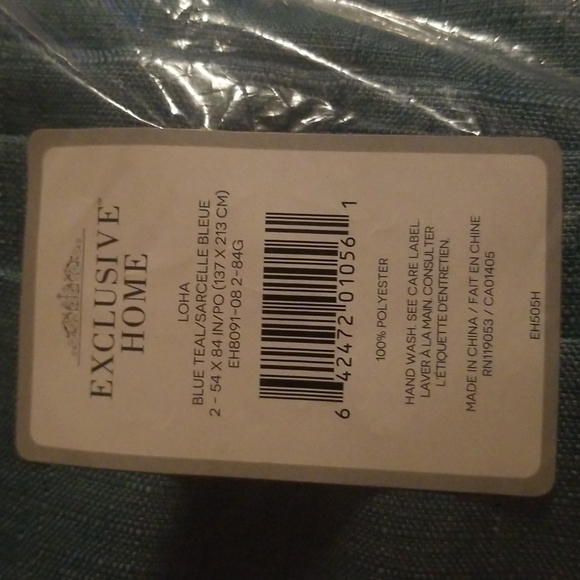 Set of 2 Loha Linen Window Curtain Panel - Picture 5 of 6